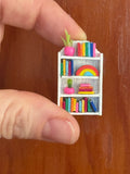 Wee Rainbow Bookshelf Magnet